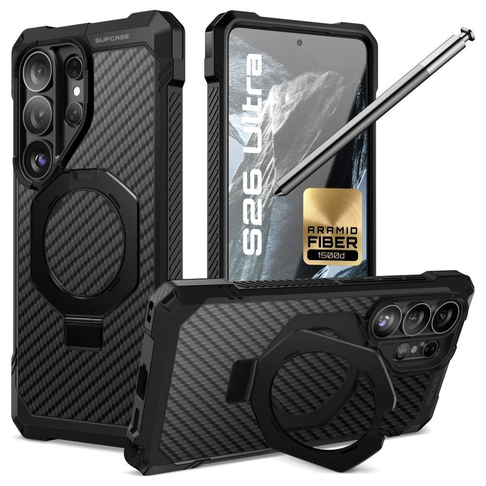 Samsung Galaxy S26 Ultra SUPCASE UB GRIB PRO MAG Cover - MagSafe Kompatibel - Sort
