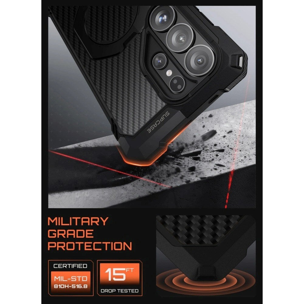 Samsung Galaxy S26 Ultra SUPCASE UB GRIB PRO MAG Cover - MagSafe Kompatibel - Sort