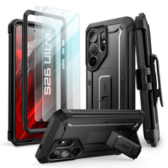 Samsung Galaxy S26 Ultra SUPCASE Unicorn Beetle Pro Cover m. 2x Hærdet Skærmbeskyttelsesglas - Sort