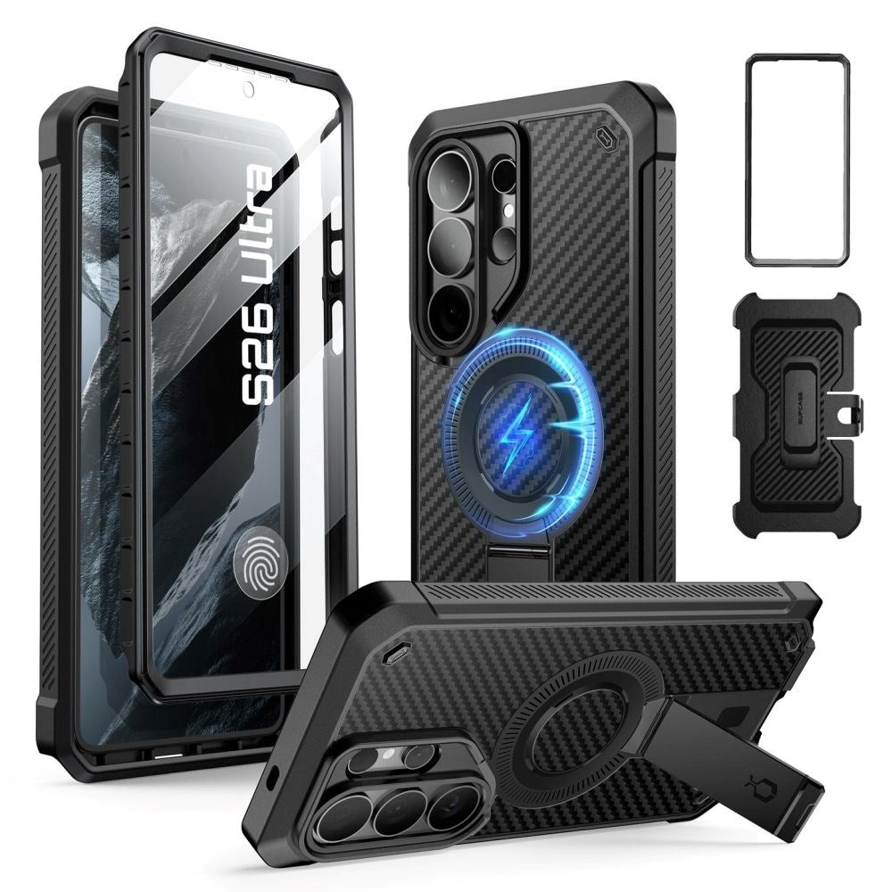 Samsung Galaxy S26 Ultra Supcase Unicorn Beetle Pro Cover m. Skærmbeskyttelse - MagSafe Kompatibel - Sort