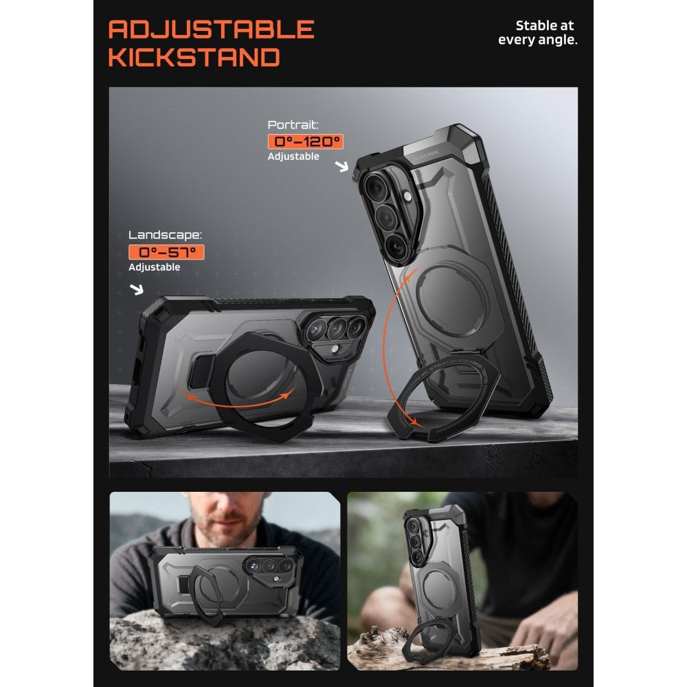 Samsung Galaxy S26 SUPCASE UB Grip Mag Cover - MagSafe Kompatibel - Sort