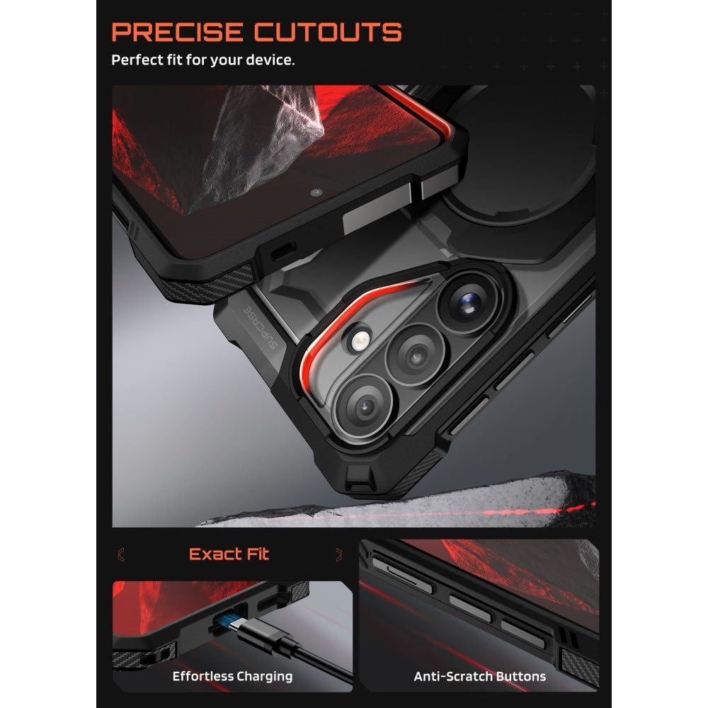 Samsung Galaxy S26 SUPCASE UB Grip Mag Cover - MagSafe Kompatibel - Sort
