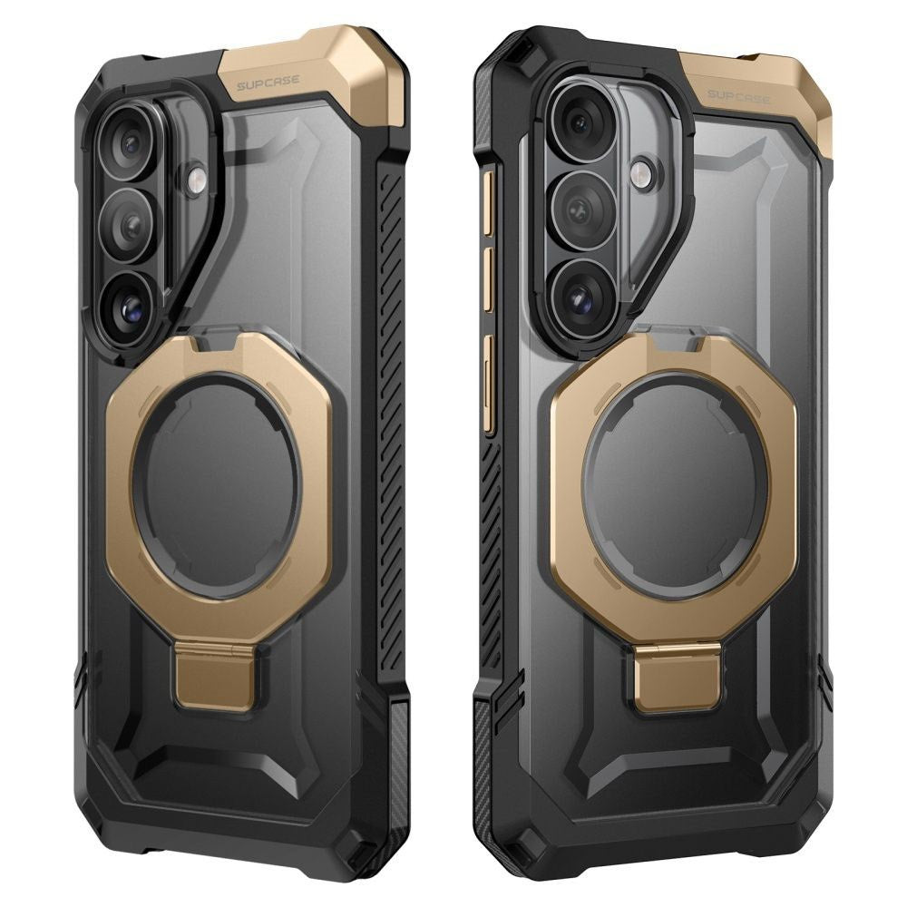 Samsung Galaxy S26 SUPCASE UB Grip Mag Cover - MagSafe Kompatibel - Sort / Guld