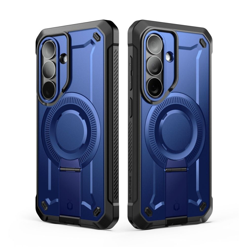 Samsung Galaxy S26 SUPCASE Unicorn Beetle Pro Mag Cover m. 2x Frontramme - MagSafe Kompatibel - Blå