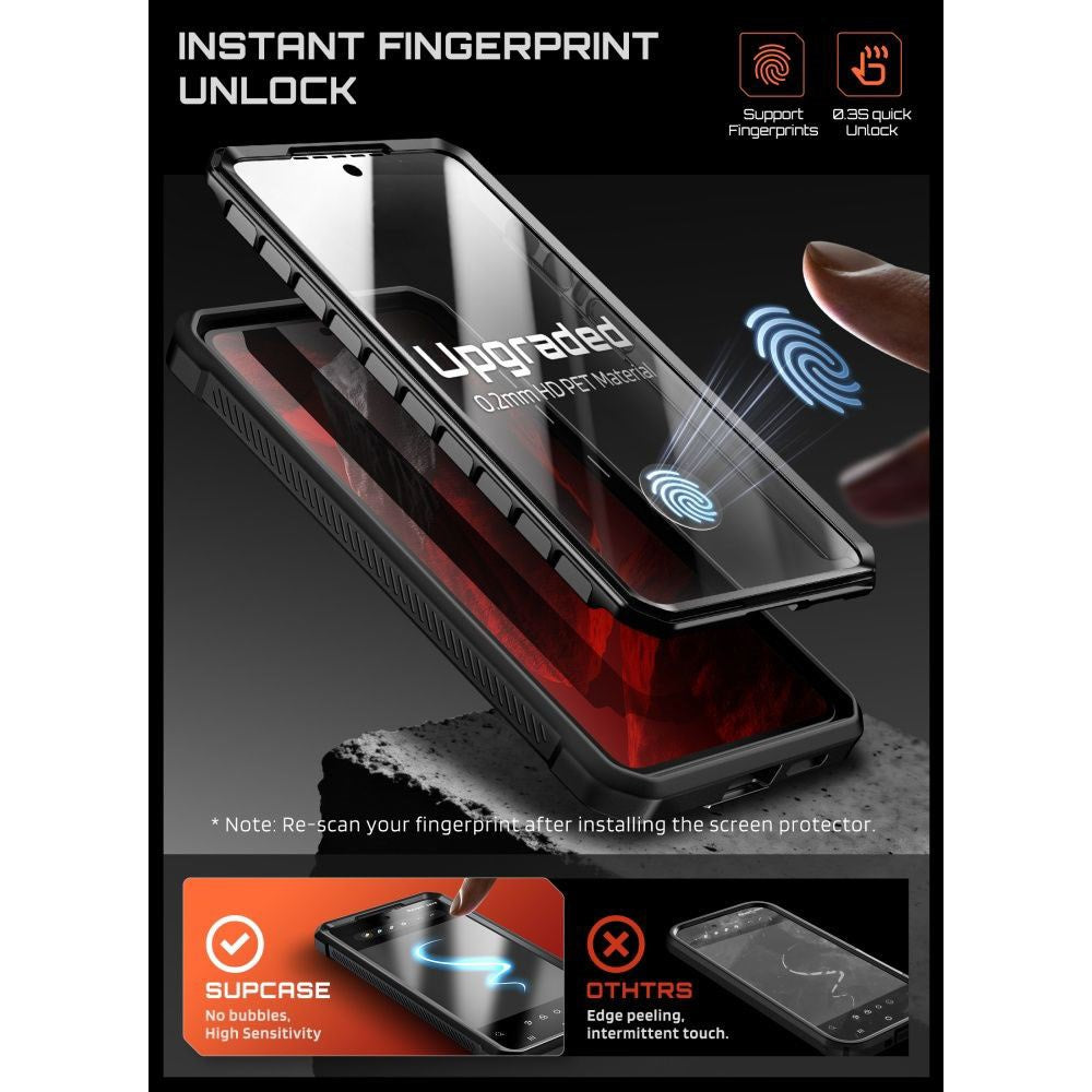 Samsung Galaxy S26+ (Plus) SUPCASE Unicorn Beetle Pro Mag Cover m. 2x Frontramme - MagSafe Kompatibel - Sort