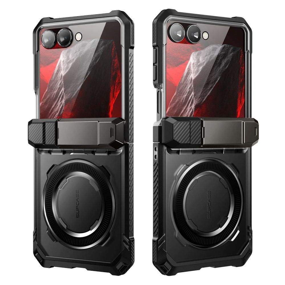 Samsung Galaxy Z Flip8 Supcase UB Grip Mag Cover - MagSafe Kompatibel - Sort