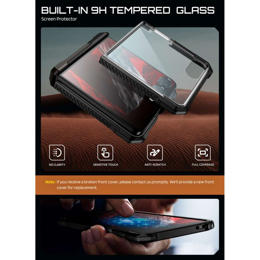 Samsung Galaxy Z Flip8 Supcase UB Grip Mag Cover - MagSafe Kompatibel - Sort