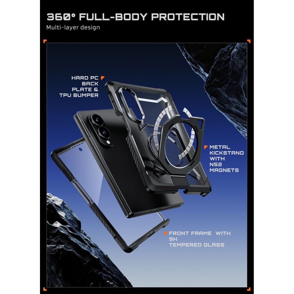 Samsung Galaxy Z Fold8 Supcase UB Grip Mag Cover - MagSafe Kompatibel - Sort