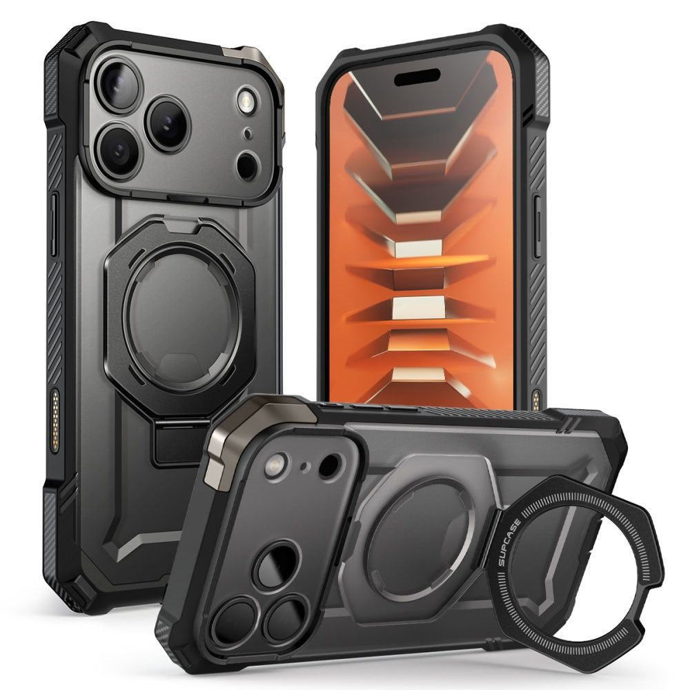 iPhone 18 Pro / 17 Pro Supcase UB Grip Mag Cover - MagSafe Kompatibel - Sort