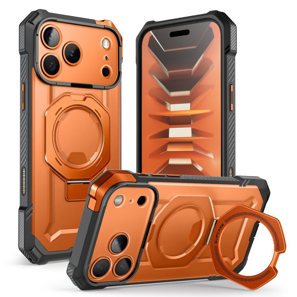 iPhone 18 Pro / 17 Pro Supcase UB Grip Mag Cover - MagSafe Kompatibel - Orange