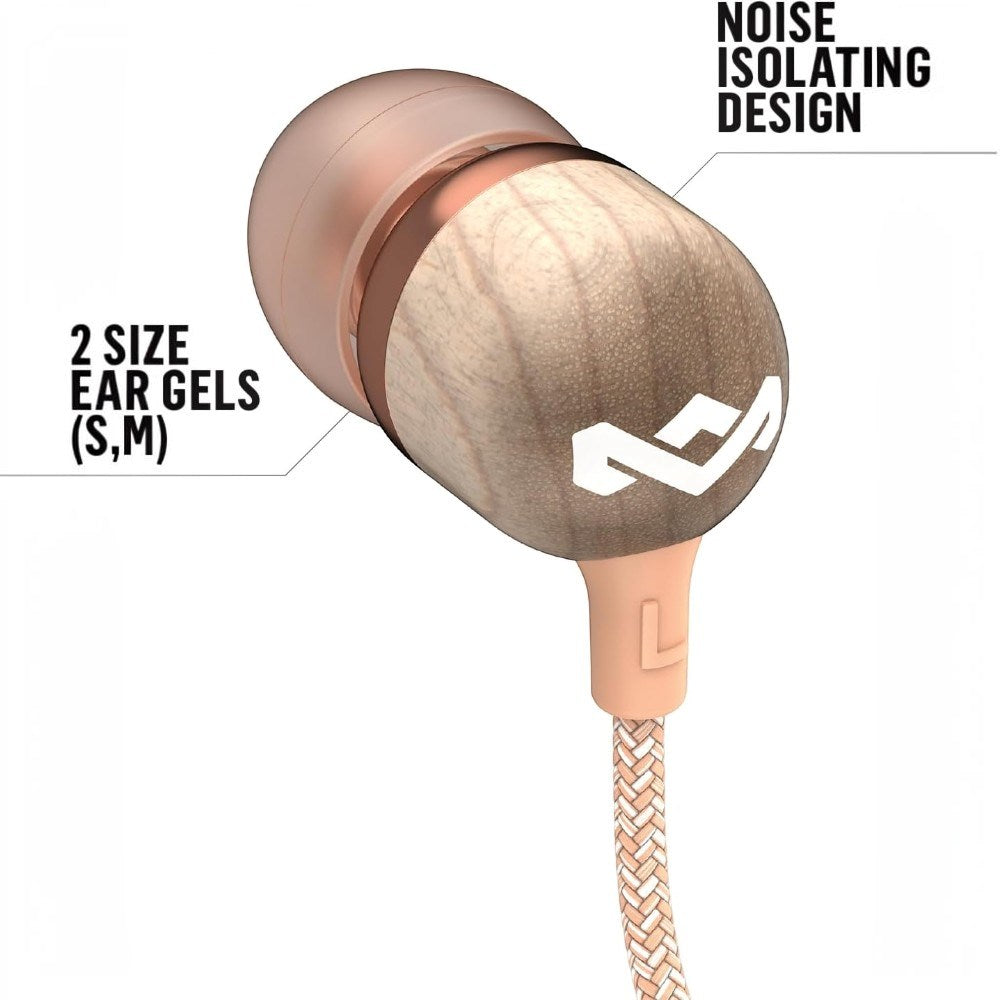 House of Marley Smile Jamaica Jackstik In-Ear Høretelefoner - Kobber