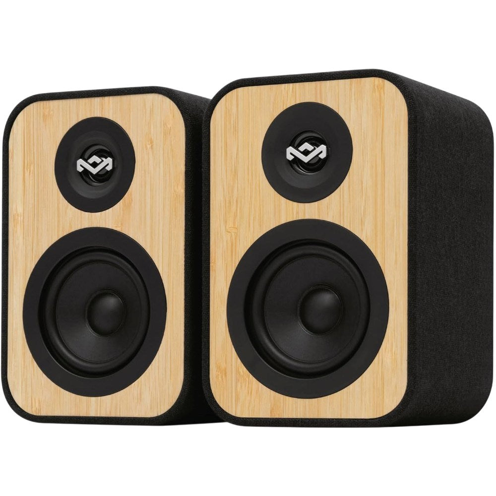 House of Marley Uplift Bookshelf Bluetooth Højttaler - Sort / Lys Bambus