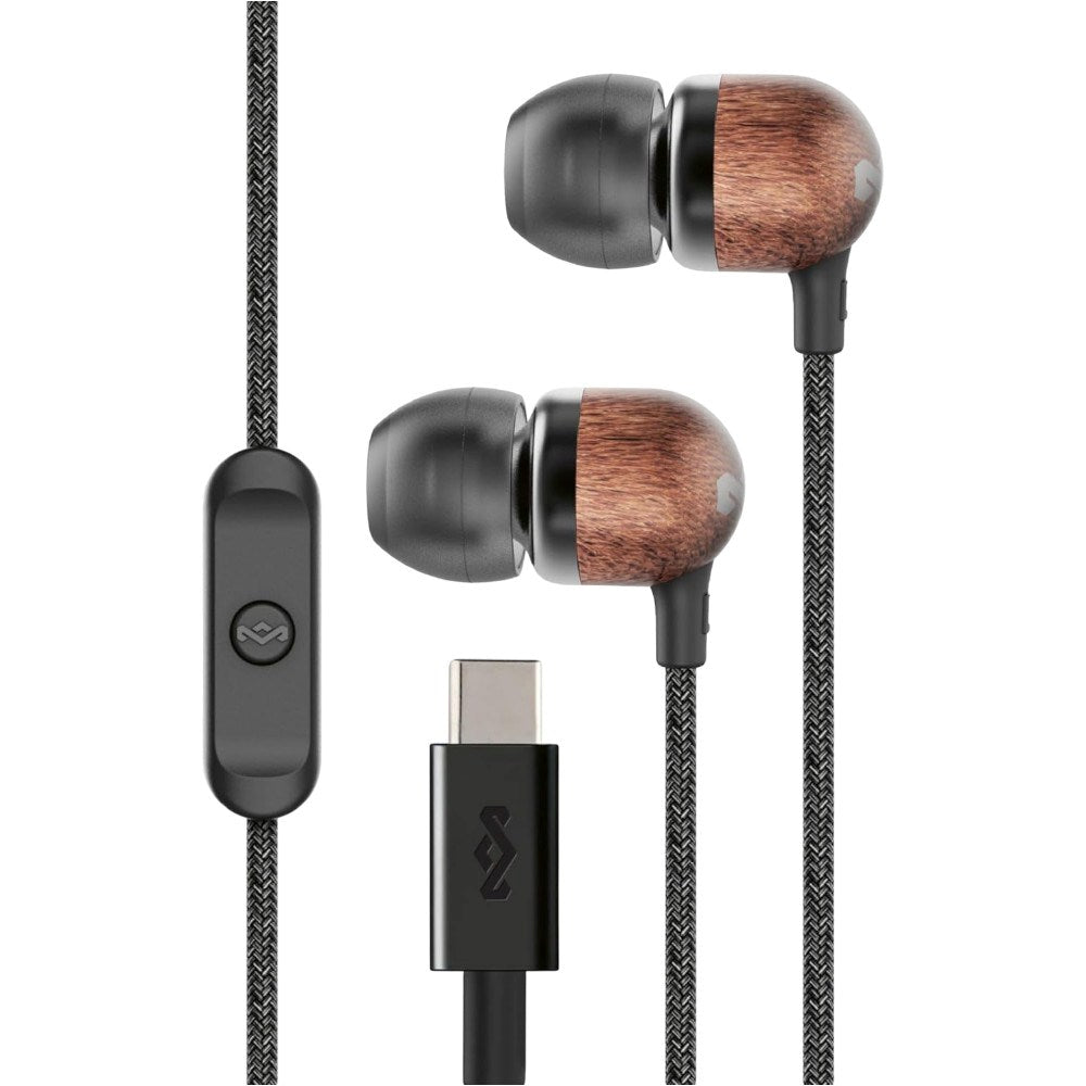 House of Marley Smile Jamaica USB-C In-Ear Høretelefoner - Sort