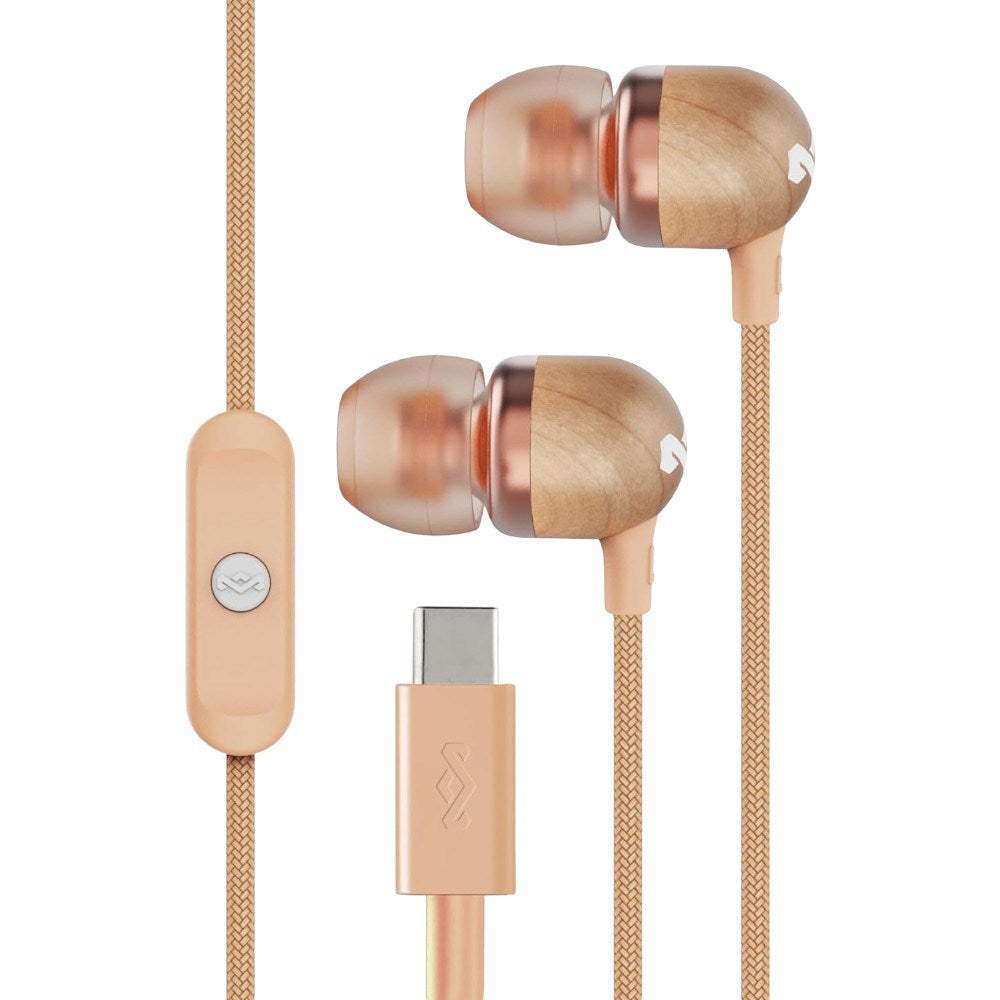 House of Marley Smile Jamaica USB-C In-Ear Høretelefoner - Kobber