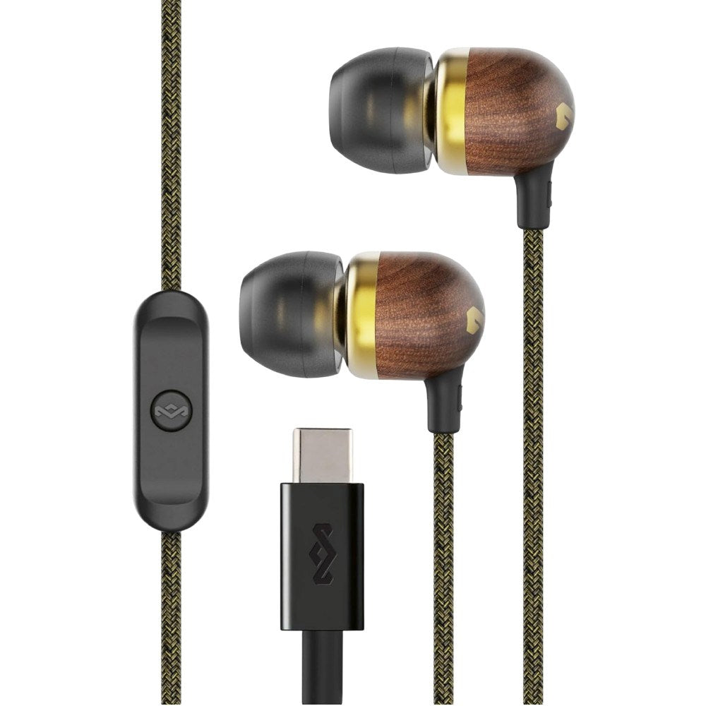 House of Marley Smile Jamaica USB-C In-Ear Høretelefoner - Brass