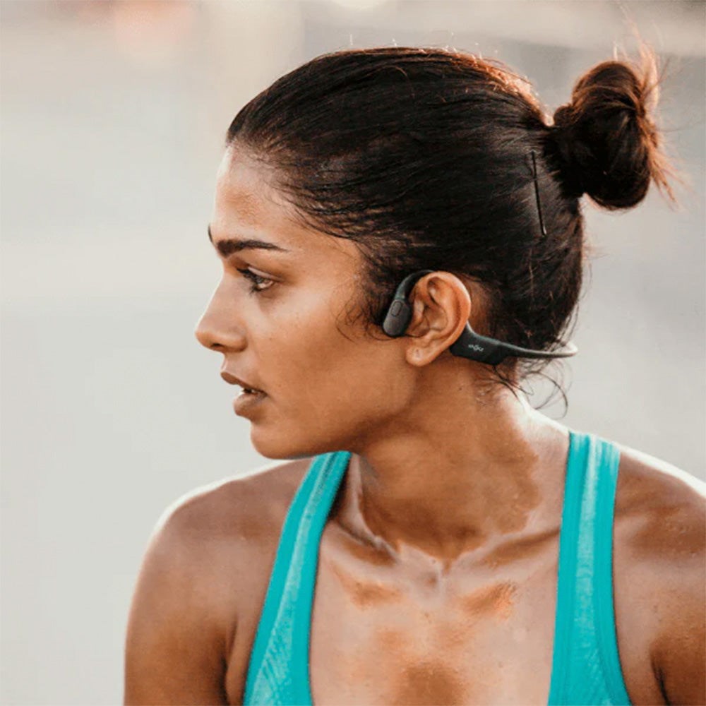 Shokz OpenRun - Trådløs Bluetooth Sport Hovedtelefoner m. USB-C Opladning - Sort