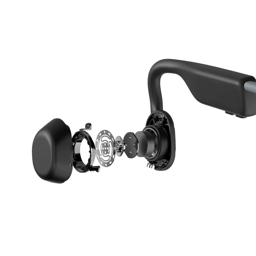 Shokz OpenMove - Trådløs Bluetooth høretelefoner - Grå / Sort
