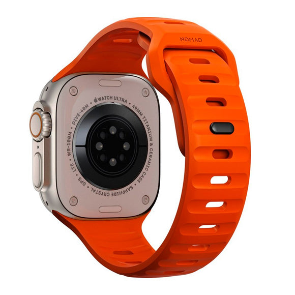 Apple Watch (42/44/SE/45/46/49mm) Nomad Sport Band Rem - Ultra Orange