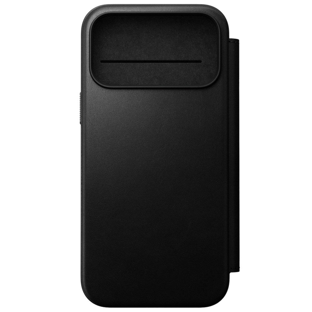 iPhone 18 Pro Max / 17 Pro Max Nomad Modern Leather Folio Case - MagSafe Kompatibel - Black