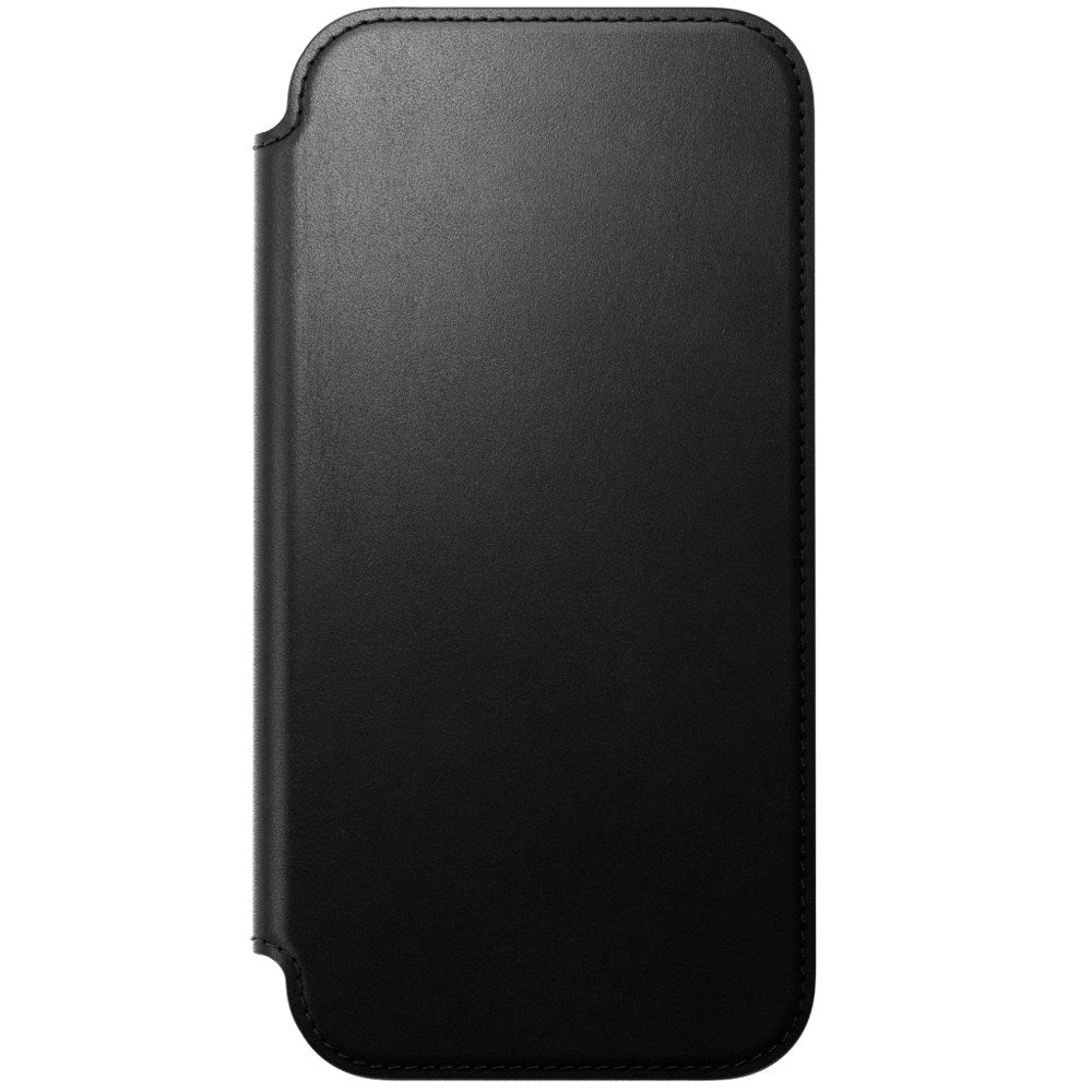 iPhone 18 Pro Max / 17 Pro Max Nomad Modern Leather Folio Case - MagSafe Kompatibel - Black