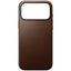 iPhone 18 Pro / 17 Pro Nomad Modern Leather Case - MagSafe Kompatibel - Brown