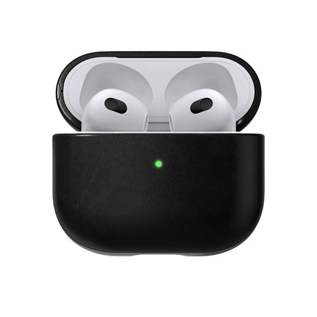 Nomad AirPods (3. gen.) Modern Horween Leather Cover - Sort