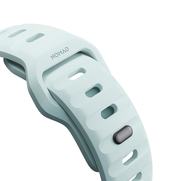 Apple Watch (42/44/SE/45/46/49mm) Nomad Sport Band Rem - Icy Blue Glow