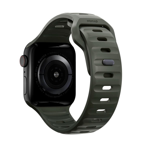 Apple Watch (42/44/SE/45/46/49mm) Nomad Sport Band Rem - Ash Green