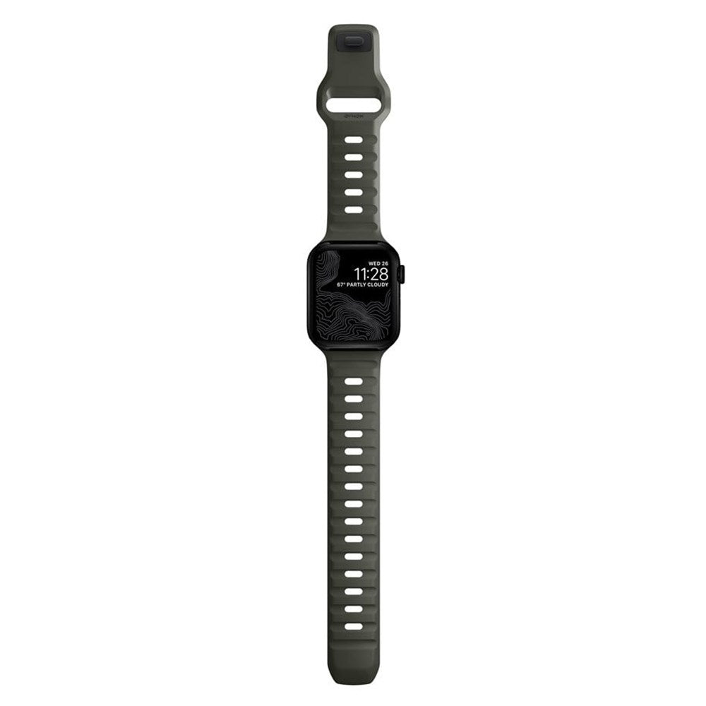 Apple Watch (42/44/SE/45/46/49mm) Nomad Sport Band Rem - Ash Green