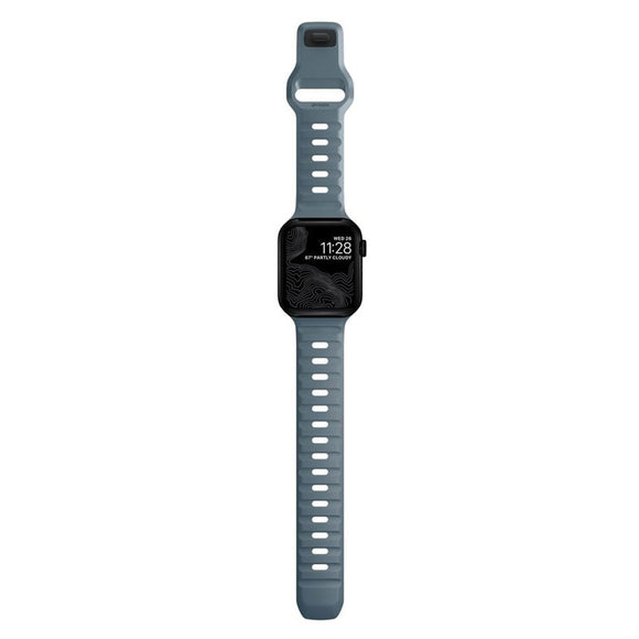 Apple Watch (42/44/SE/45/46/49mm) Nomad Sport Band Rem - Marine Blue