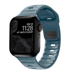 Apple Watch (42/44/SE/45/46/49mm) Nomad Sport Band Rem - Marine Blue