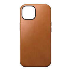 Nomad iPhone 15 Modern Leather Cover - MagSafe Kompatibel - Tan