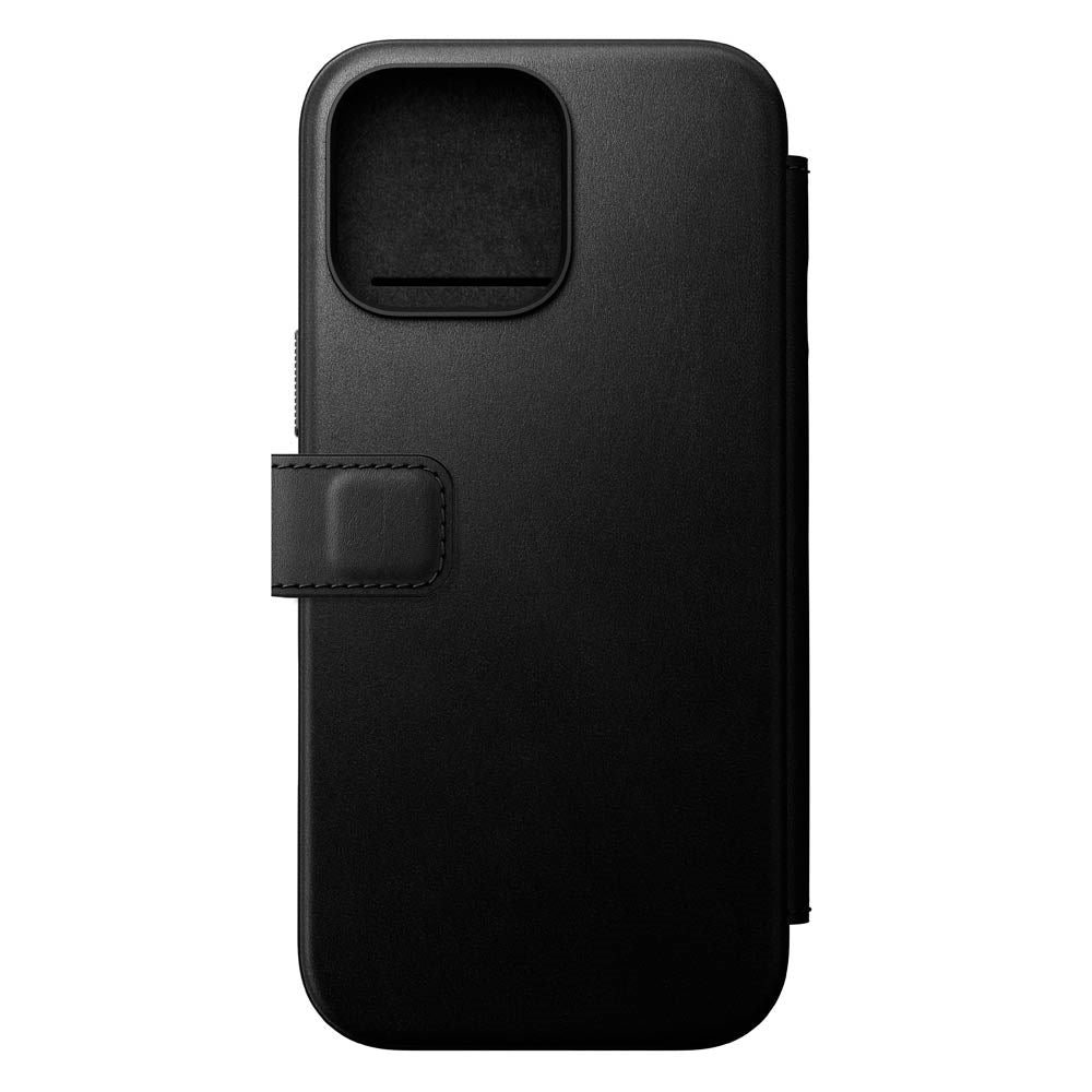 Nomad iPhone 16 Pro Max Modern Leather Folio Cover - MagSafe Kompatibel - Sort