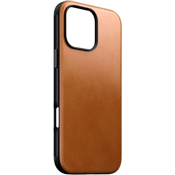 Nomad iPhone 16 Pro Max Modern Leather Cover - MagSafe Kompatibel - Tan