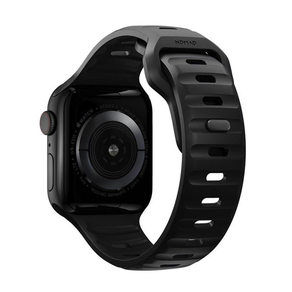 Apple Watch (42/44/SE/45/46/49mm) Nomad Sport Band Rem - Black