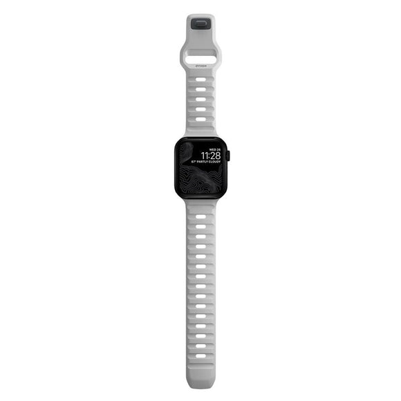 Apple Watch (42/44/SE/45/46/49mm) Nomad Sport Band Rem - Lunar Gray