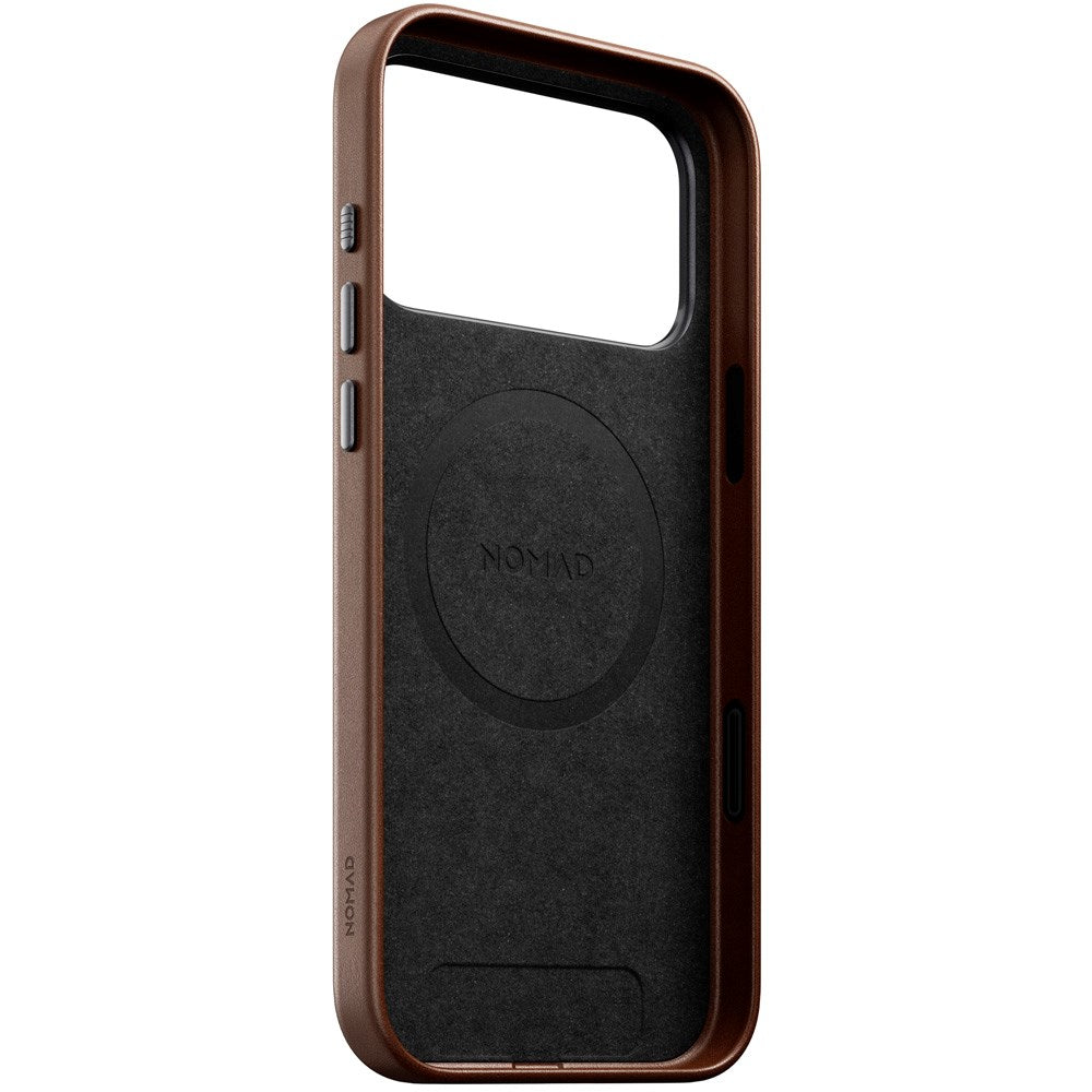 Nomad iPhone 17 Pro Max Traditional Leather Case - MagSafe Kompatibel - Brown - (DEMO)