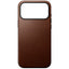 Nomad iPhone 17 Pro Max Modern Leather Case - MagSafe Kompatibel - Brown