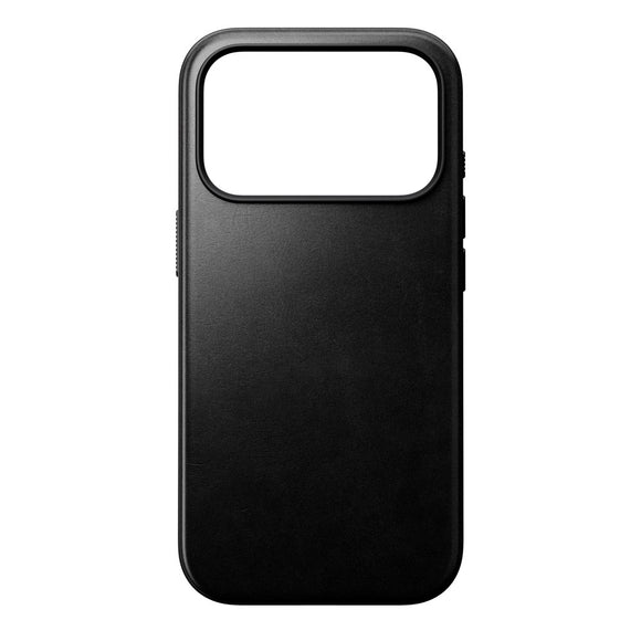 Nomad iPhone 17 Pro Modern Horween Leather Case - MagSafe Kompatibel - Black