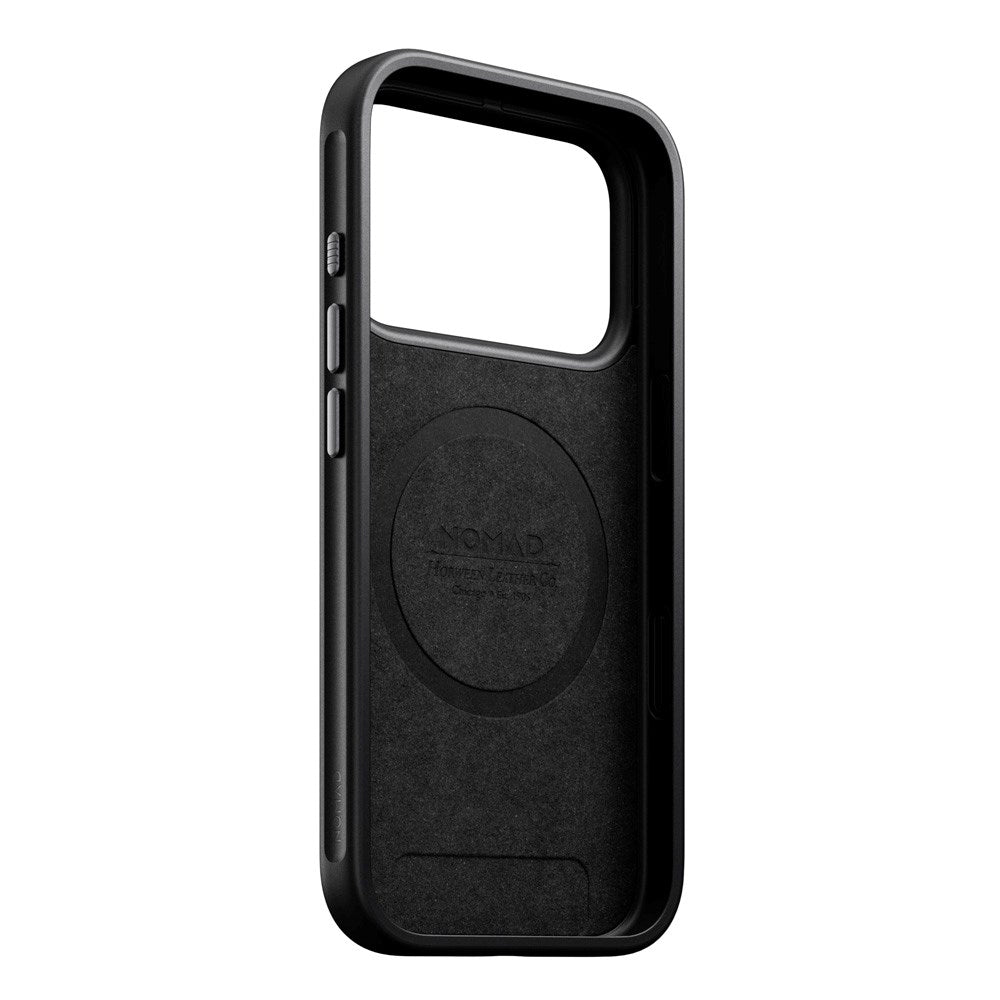 Nomad iPhone 17 Pro Modern Horween Leather Case - MagSafe Kompatibel - Black
