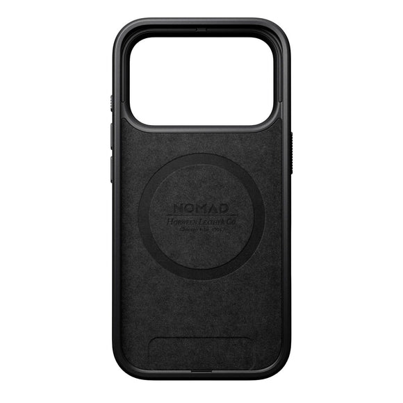 Nomad iPhone 17 Pro Modern Horween Leather Case - MagSafe Kompatibel - Black