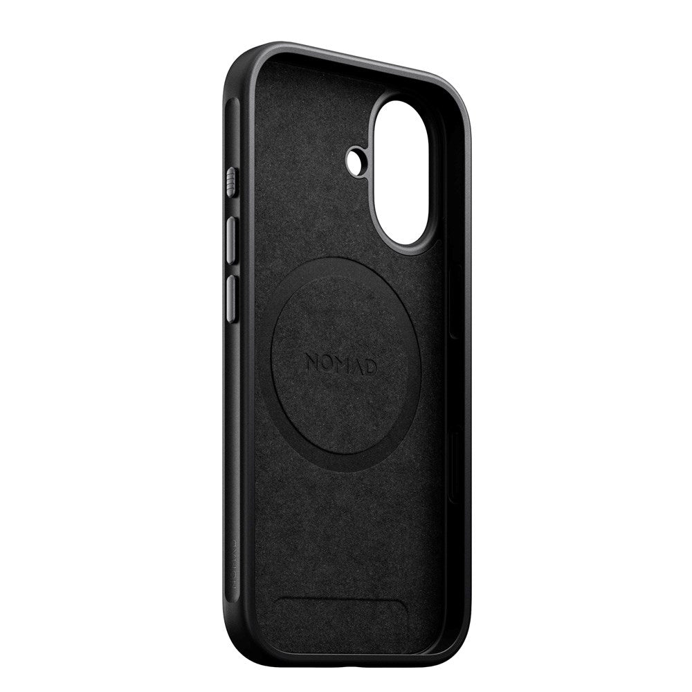 Nomad iPhone 17 Modern Leather Case - MagSafe Kompatibel - Black
