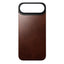 Nomad iPhone Air Magnetic Horween Leather Back Case - MagSafe Kompatibel - Rustic Brown