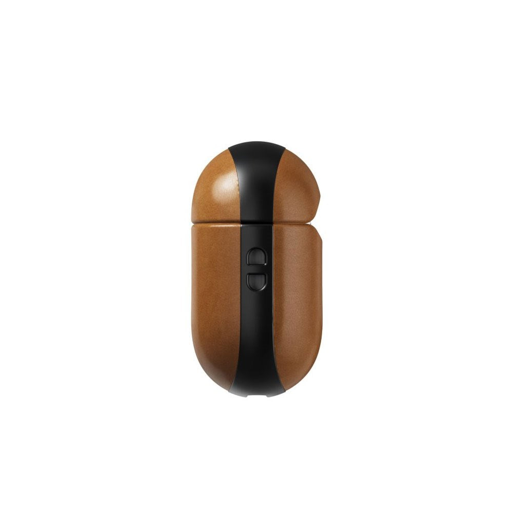 AirPods (4. Gen.) Nomad Modern Leather Cover - Lysebrun