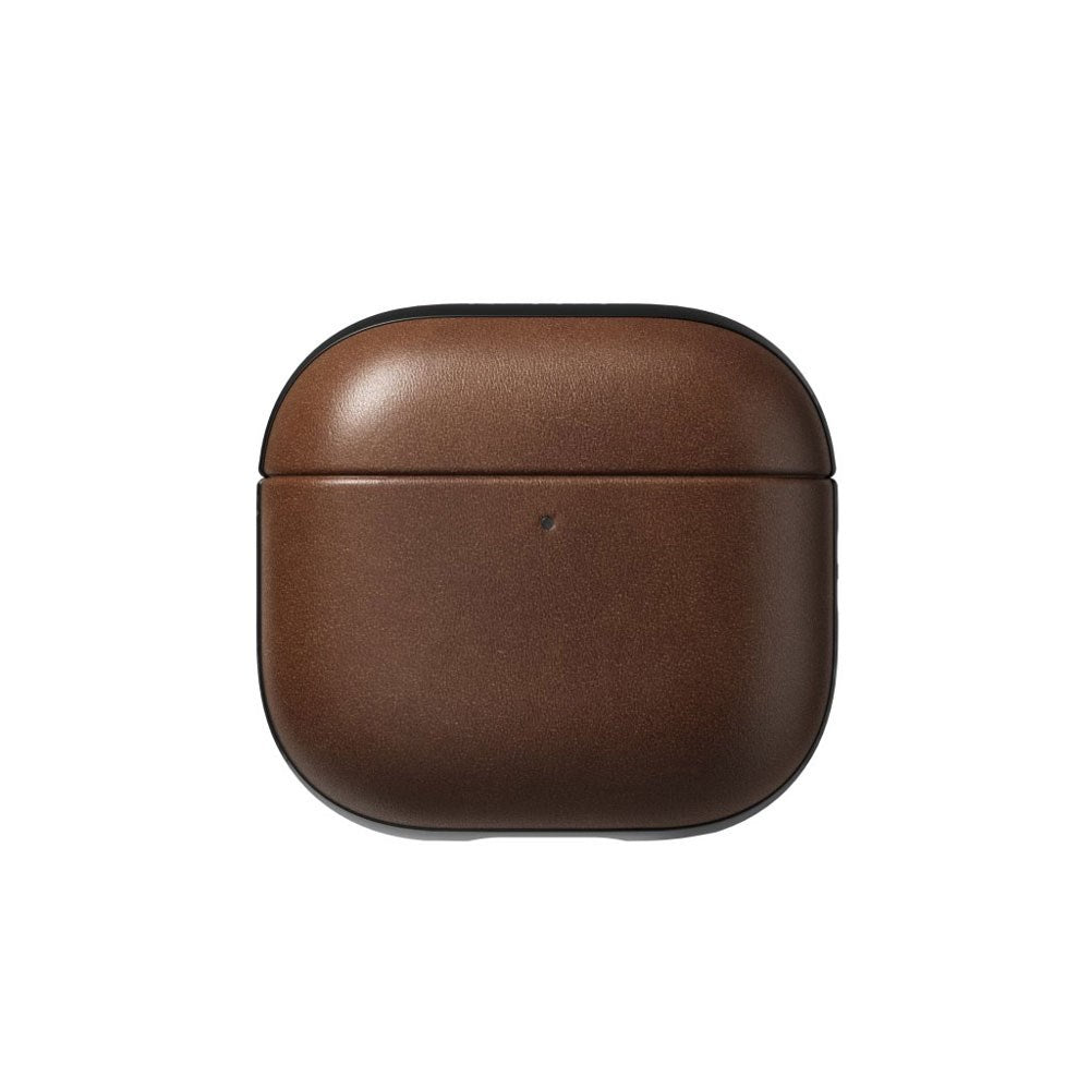 AirPods (4. Gen.) Nomad Modern Leather Cover - Brun