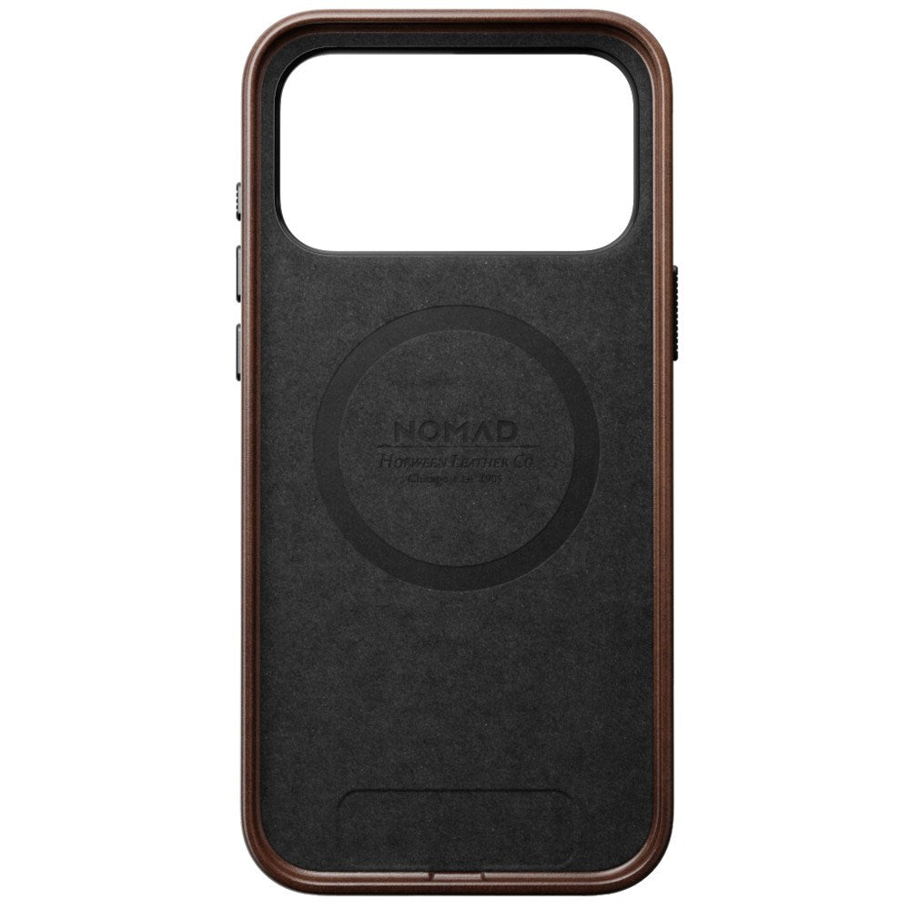 iPhone 18 Pro Max / 17 Pro Max Nomad Traditional Horween Leather Case - MagSafe Kompatibel - Rustic Brown