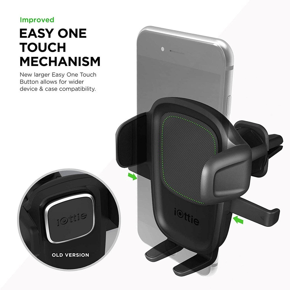 iOttie Easy-One-Touch 5 Mobilholder til Ventilationsanlæg - Sort