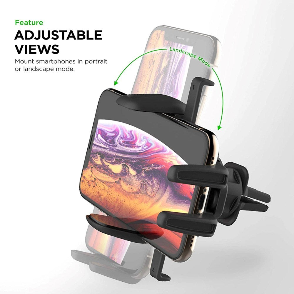 iOttie Easy-One-Touch 5 Mobilholder til Ventilationsanlæg - Sort