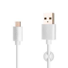 Fixed USB-A til USB-C Kabel 2m - Hvid