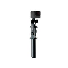 Fixed Snap 2-i-1 Tripod / Selfiestang til Smartphone & Action Kamera m. Bluetooth Knapudløser - Sort